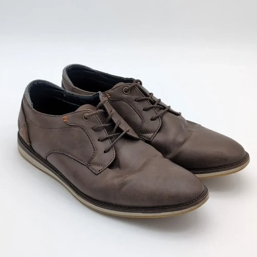Bullboxer Shoes Mens Size 11 Brown B-52 Casual Synthetic Dress Sneakers Low Top